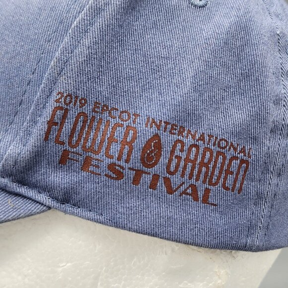 Disney Passholder Hat 2019 EPCOT Flower & Garden Festival Goofy Worry Less Garde - Picture 5 of 10